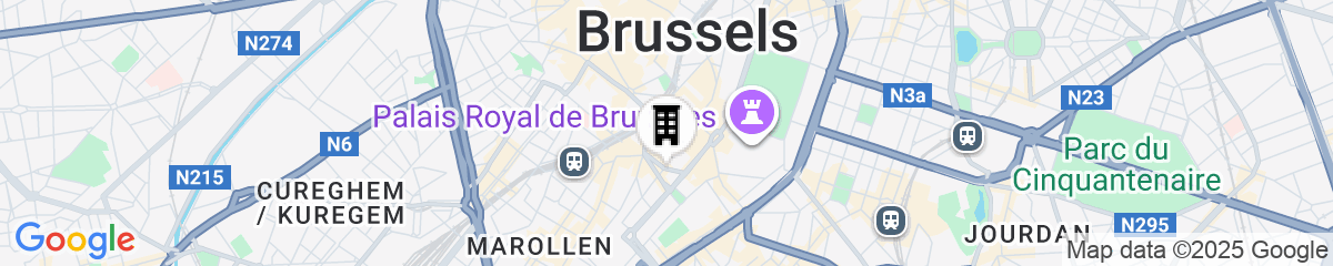 Map for NH Collection Brussels Grand Sablon