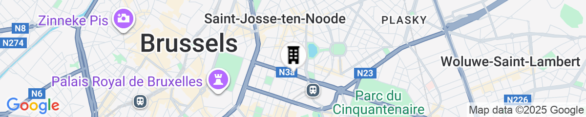 Map for Thon Hotel EU