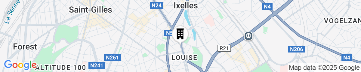 Map for Hotel Barsey by Warwick