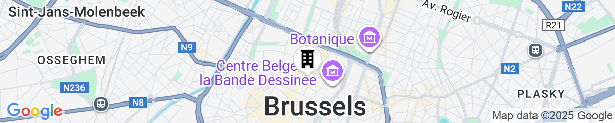 Map for Juliana Hotel & Spa - Brussels Centre