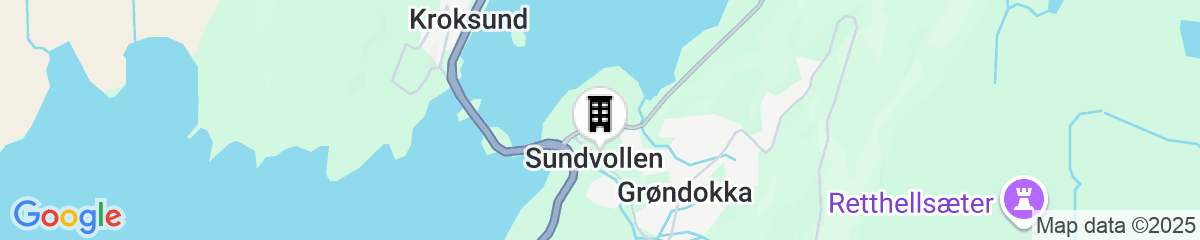 Map for Sundvolden Hotel