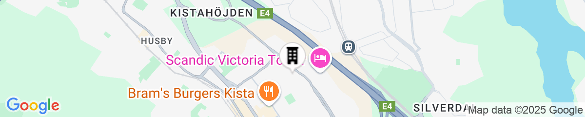 Map for voco Stockholm Kista by IHG