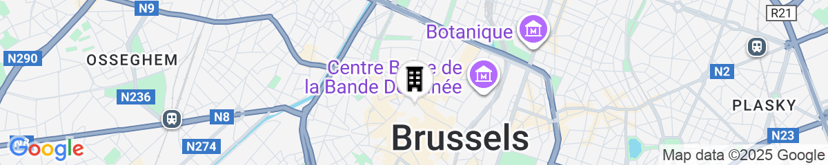 Map for Aparthotel Adagio Brussels Grand Place