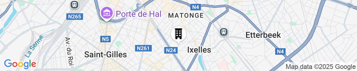 Map for B&B HOTEL Brussels Centre Louise