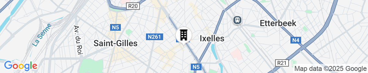 Map for Le Châtelain