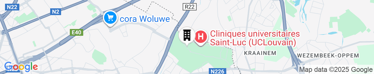 Map for Tangla Hotel Brussels