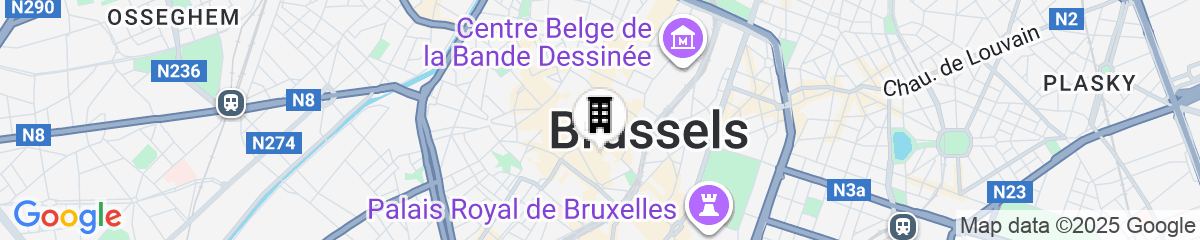 Map for Hotel Le Quinze Grand Place Brussels