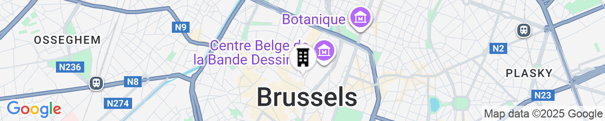 Map for Radisson Collection Grand Place Brussels