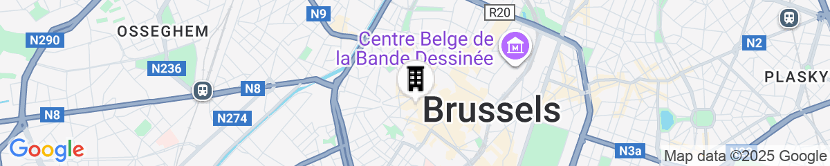 Map for Saint Gery Boutique Hotel