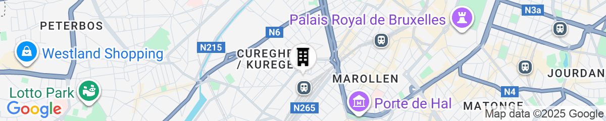 Map for Pullman Brussels Centre Midi