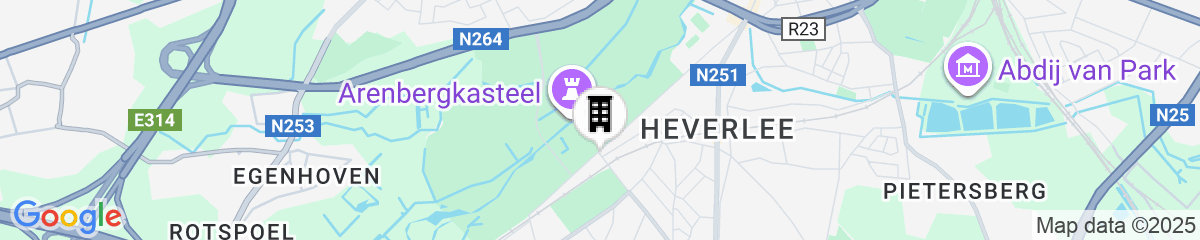 Map for Hotel The Lodge Heverlee