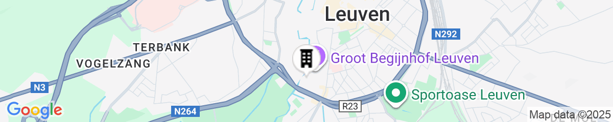 Map for Begijnhof Hotel