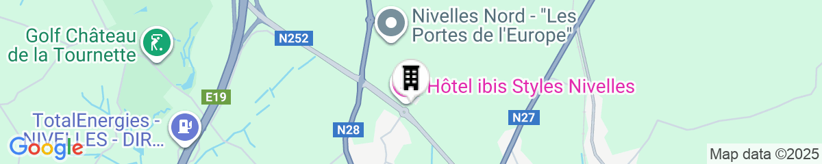 Map for ibis Styles Nivelles
