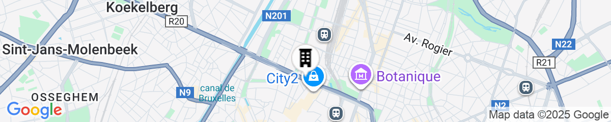 Map for Thon Hotel Brussels City Centre