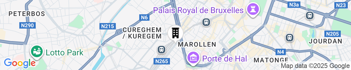 Map for Novotel Brussels Centre Midi Station