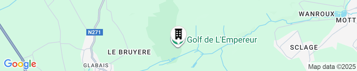 Map for Hôtel Golf Relais de l'Empereur