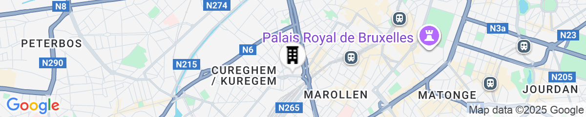 Map for Mercure Brussels Centre Midi