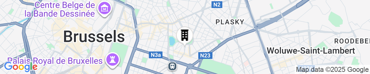 Map for Martin's Brussels EU