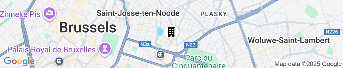 Map for NH Brussels EU Berlaymont