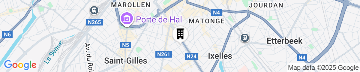 Map for Hotel Agenda Louise