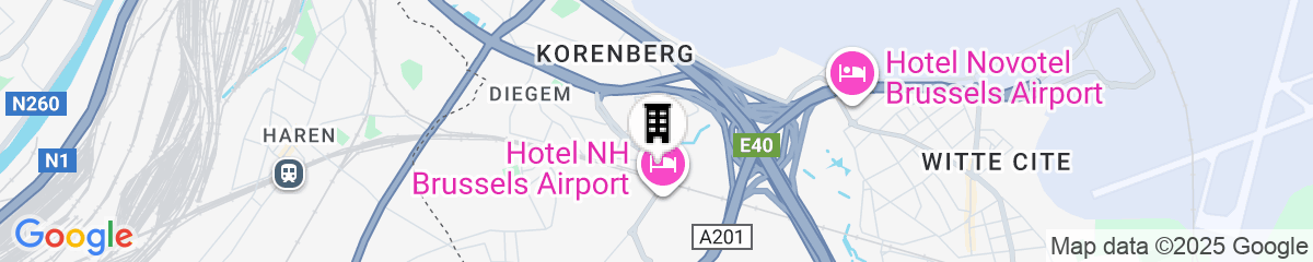 Map for B&B HOTEL Brussels Airport