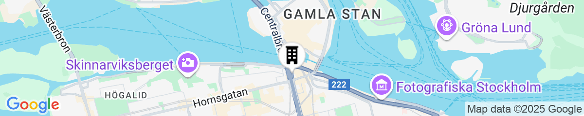 Map for Hilton Stockholm Slussen