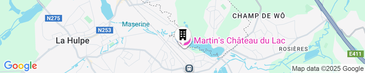 Map for Martin's Château du Lac