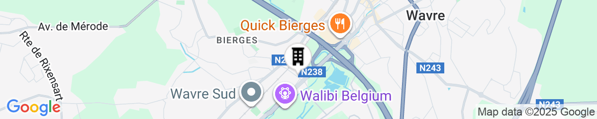 Map for Novotel Wavre Brussels East Hotel