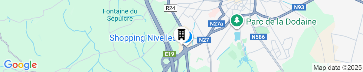 Map for Van der Valk Hotel Nivelles - Sud
