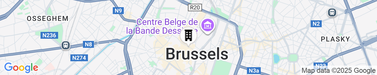 Map for B-aparthotel Grand Place