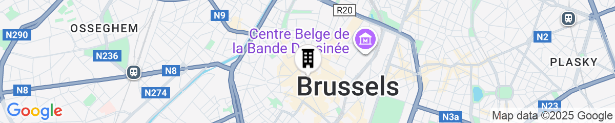 Map for La Bourse Hotel