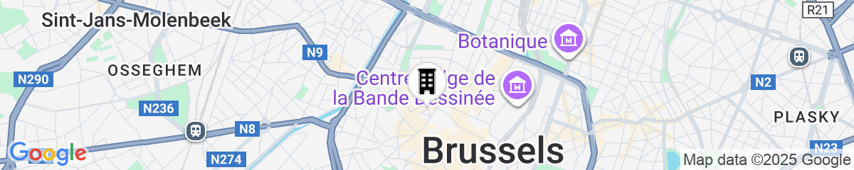 Map for ibis Brussels City Centre