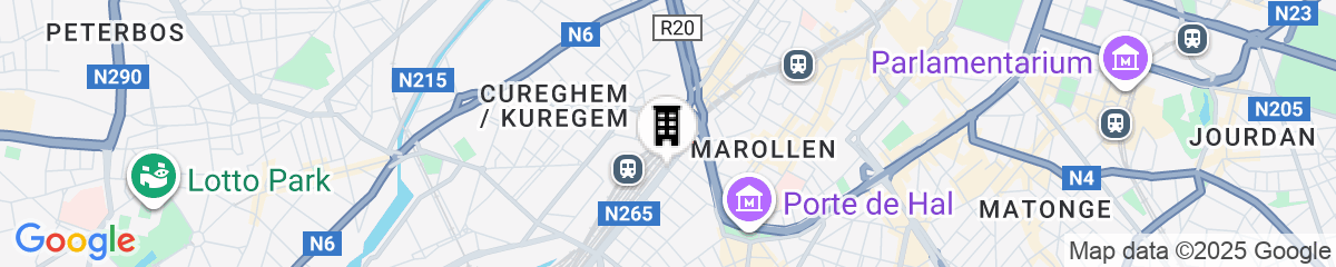 Map for ibis Brussels Centre Gare Midi