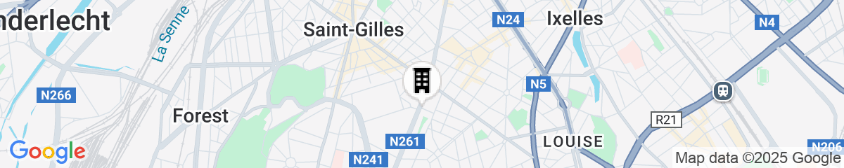 Map for Catalonia Brussels