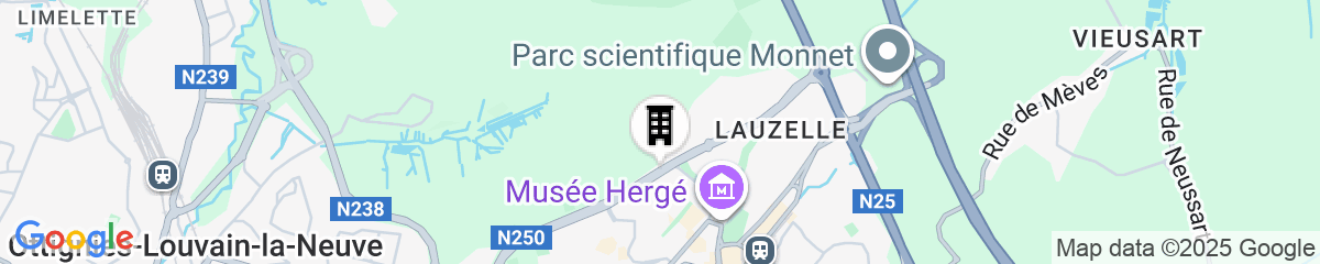 Map for ibis Styles Louvain la Neuve Hotel et Events