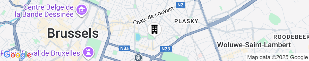 Map for B-aparthotel Ambiorix