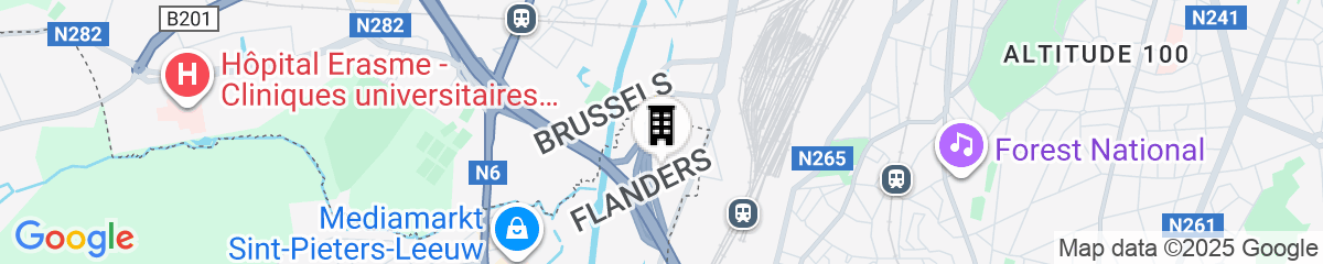 Map for DC Hotel Drogenbos