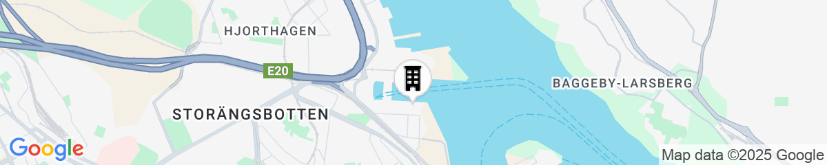 Map for Scandic Sodra Kajen