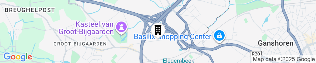 Map for Gosset Hotel