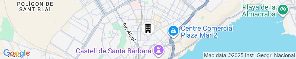 Map for Alicante Smart