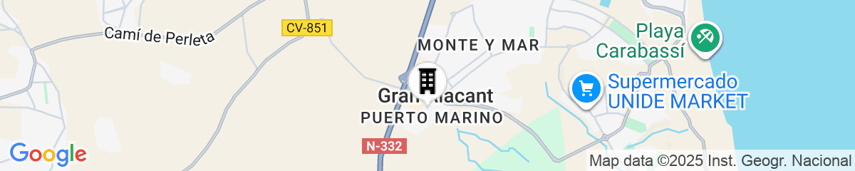 Map for Hotel AJ Gran Alacant