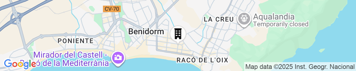 Map for Hotel Presidente
