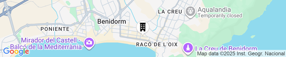 Map for Hotel Ambassador Playa II