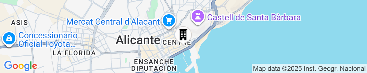Map for Hotel Serawa Alicante