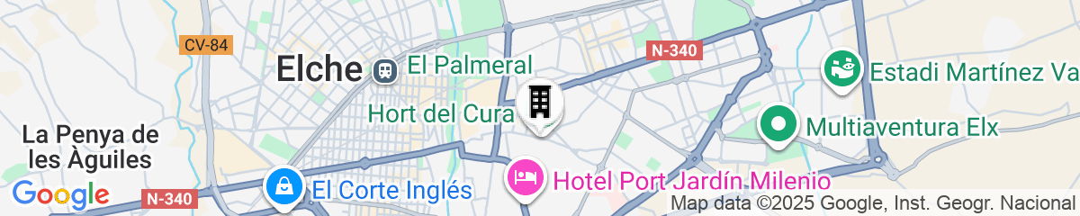 Map for Huerto Del Cura Hotel