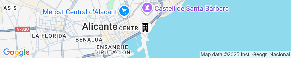 Map for Melia Alicante