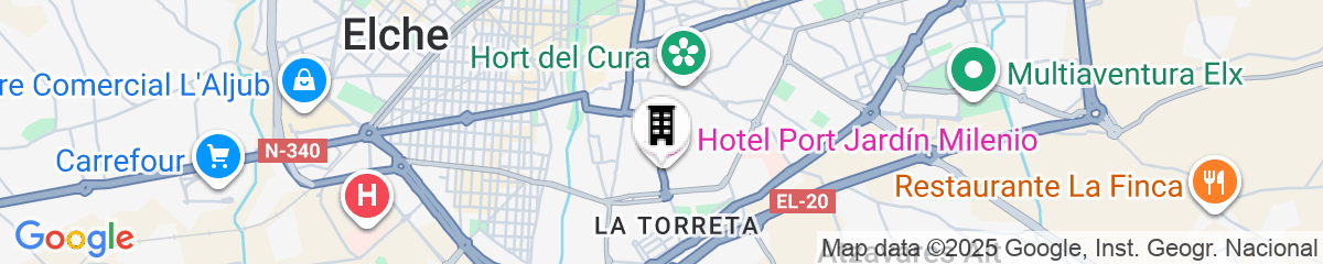 Map for Hotel Port Jardín Milenio