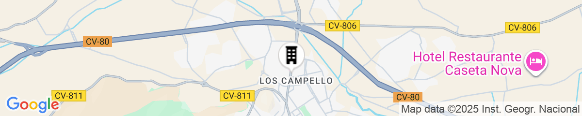 Map for Hospedium Hotel Don José