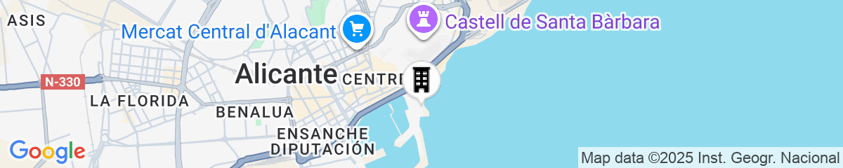 Map for INNSiDE by Meliá Alicante Porta Maris