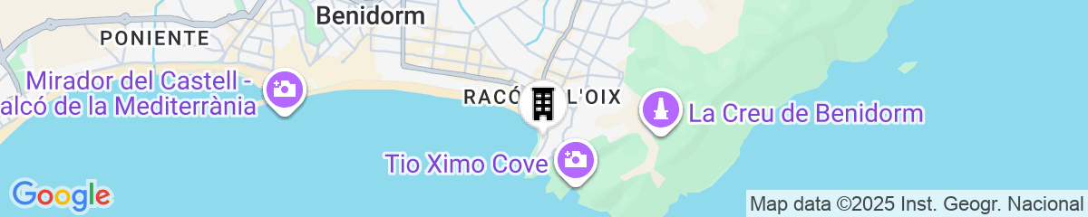 Map for  KAKTUS Hotel Benikaktus